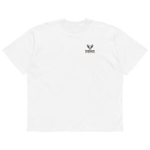 Store unisex organic oversized high neck t shirt